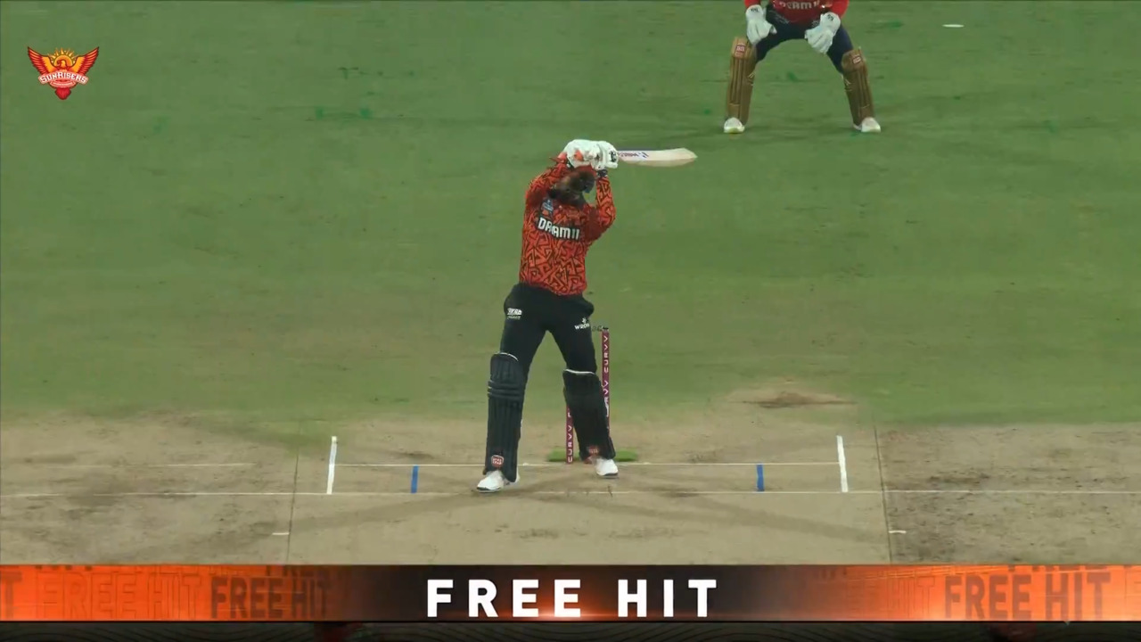 IPL 2025 M27: SRH vs PBKS - Abhishek Sharma Six