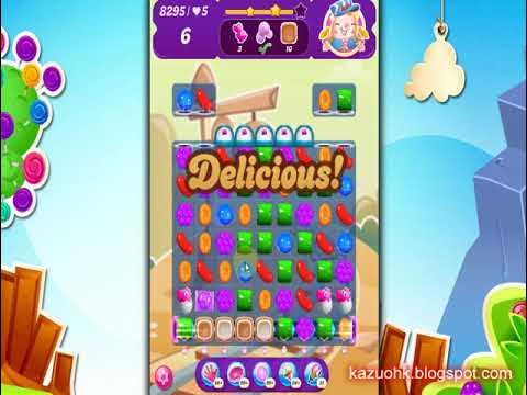 Candy Crush Saga Level 8295 ✔ No boosters ✔ Walkthrough Gameplay background