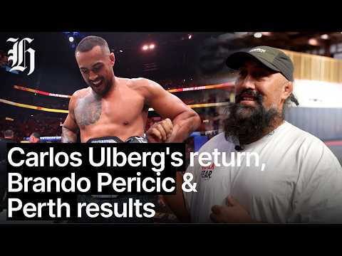 Eugene Bareman on Carlos Ulberg's return timeline, Brando Pericic and UFC Perth results