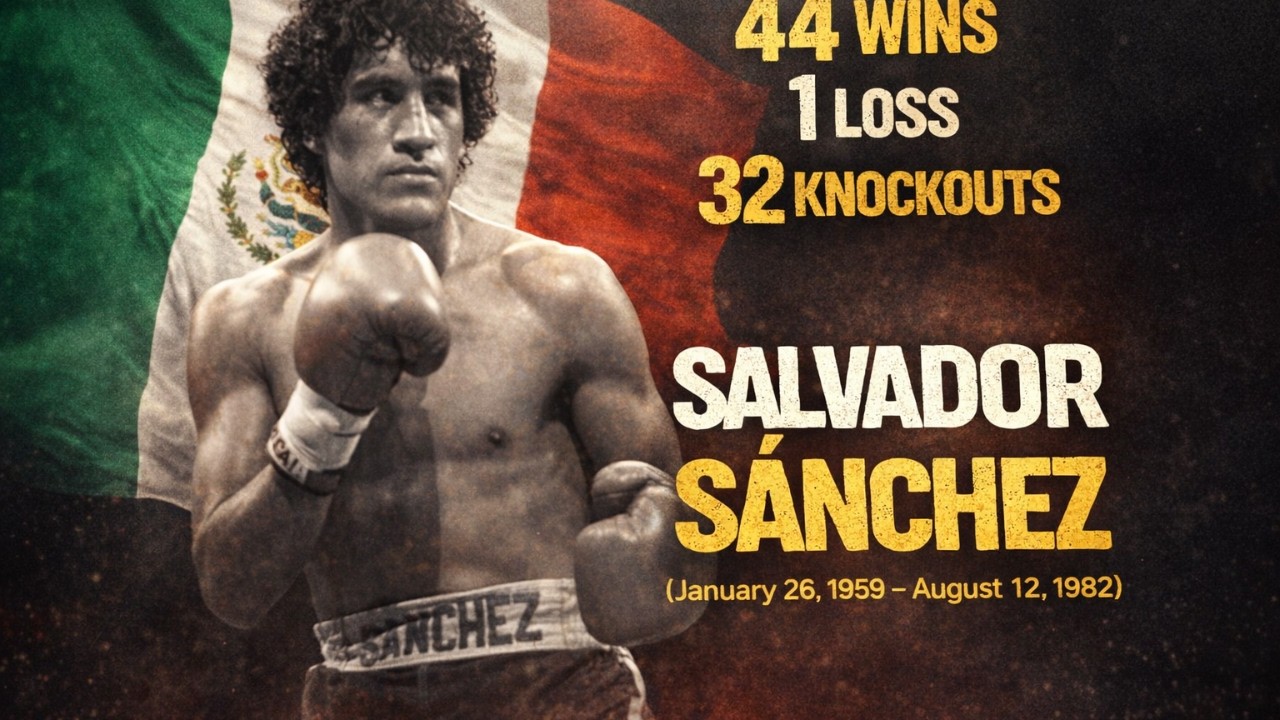 Salvador Sánchez (Mexico): The Greatest "What If" in Boxing History.