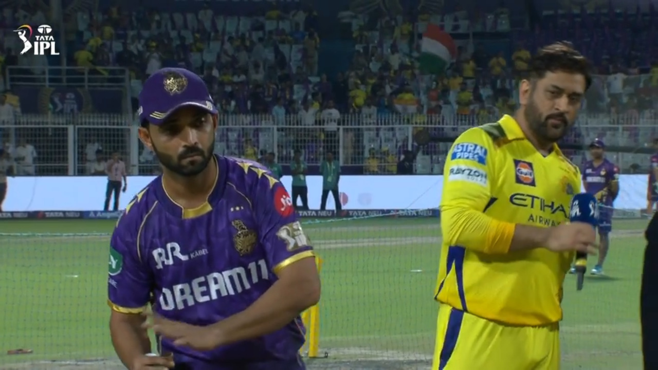 IPL 2025 M57: KKR vs CSK - Toss