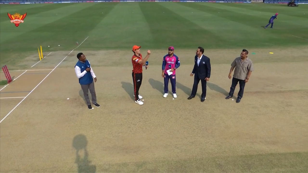 IPL 2025 M02: SRH vs RR - Toss
