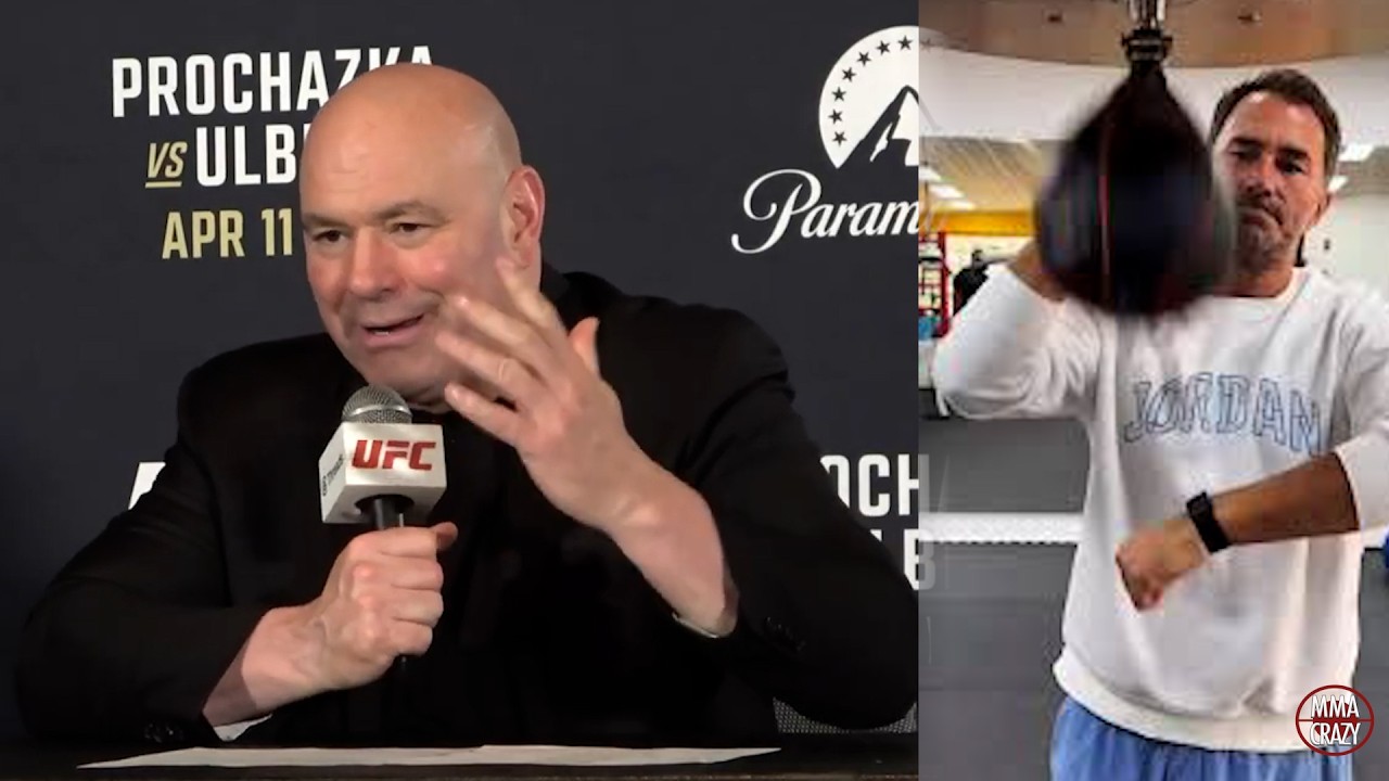 Dana White reveals offer to Box Eddie Hearn, rips his "SLOW MOTION" punches background