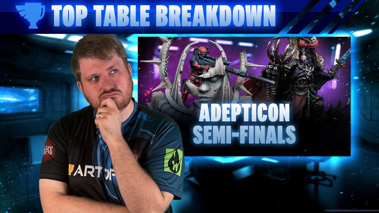 Top Table Breakdown - Chaos Space Marines vs Agents of the Imperium (Adepticon Semi-Finals)