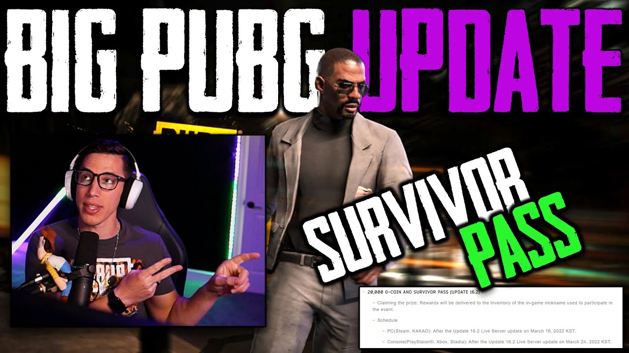 NEW SURVIVOR PASS DATE CONFIRMED | PUBG NEWS MARCH 2022 UPDATE background
