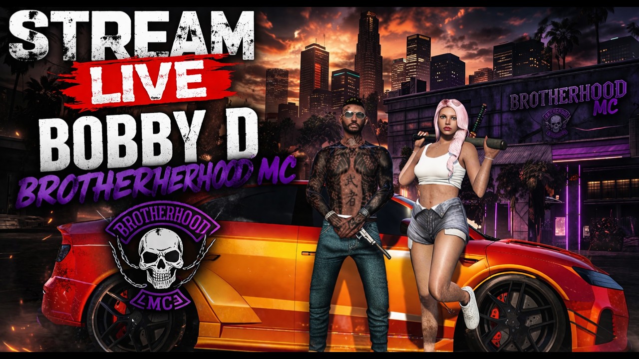 Bobby D | GTA V FiveM RP LIVE (Brotherhood MC Prez)