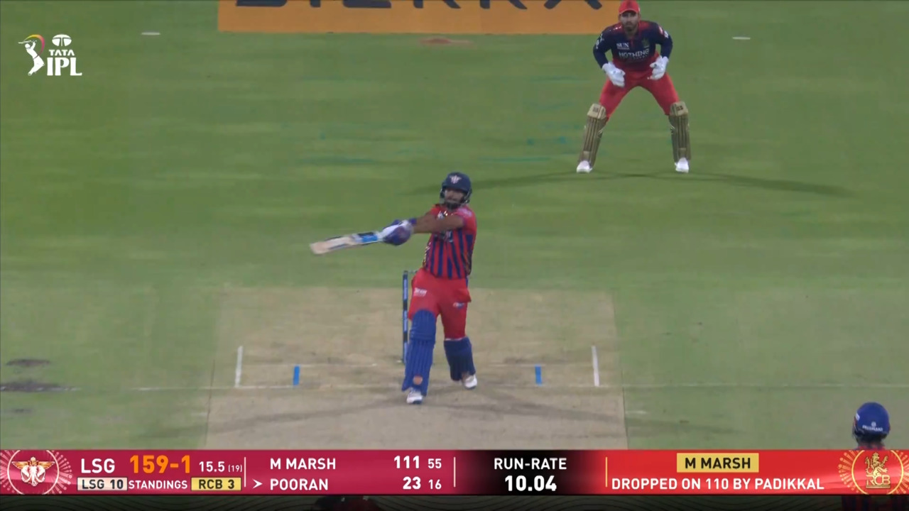 IPL 2026 M50: LSG vs RCB - Nicholas Pooran Six
