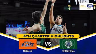 TERRAFIRMA vs MERALCO | 4TH QUARTER HIGHLIGHTS | PBA SEASON 50 COMMISSIONER’S CUP