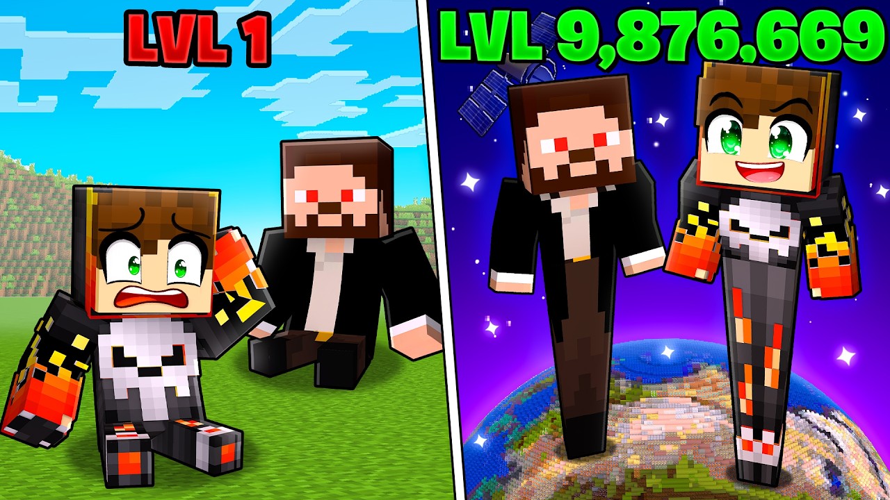 MINECRAFT, BUT EVERY STEP INCREASES MY HEIGHT!