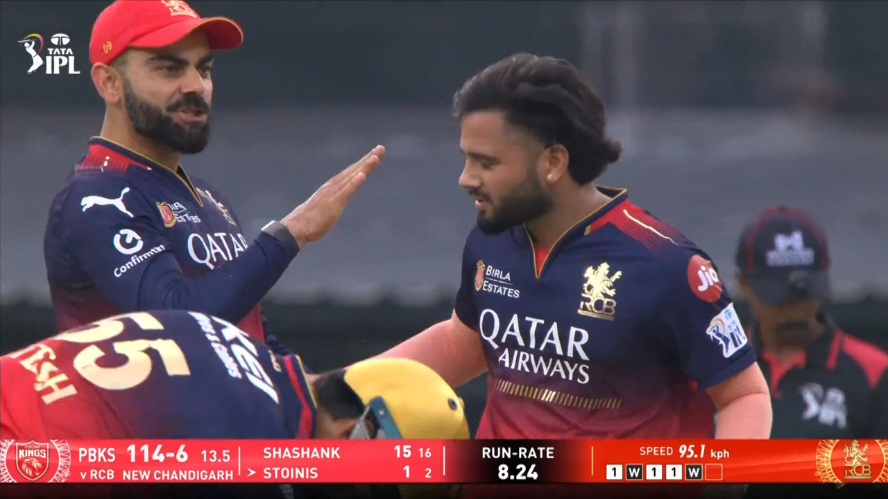 IPL 2025 M37: PBKS vs RCB - Marcus Stoinis Wicket