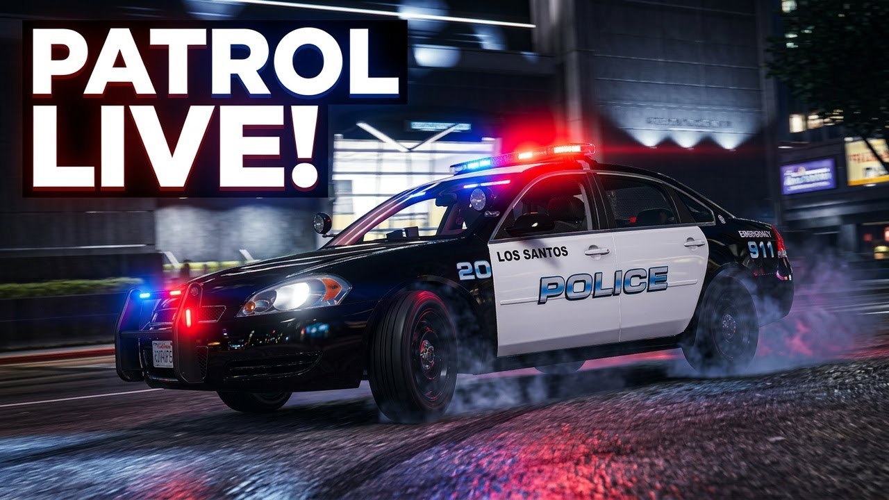 LIVE | City Patrol w/ @Thinblueline1993 #rmrp #gtarp #fivem background