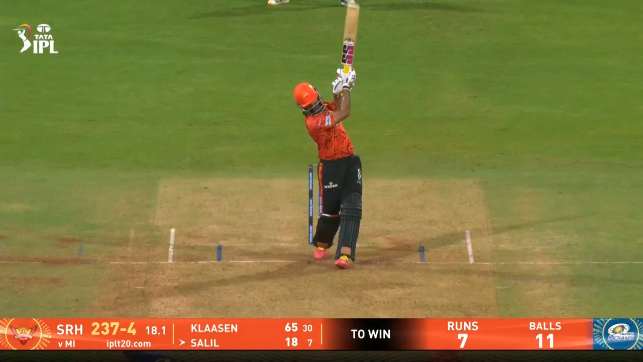 IPL 2026 M41: MI vs SRH - Salil Arora Six