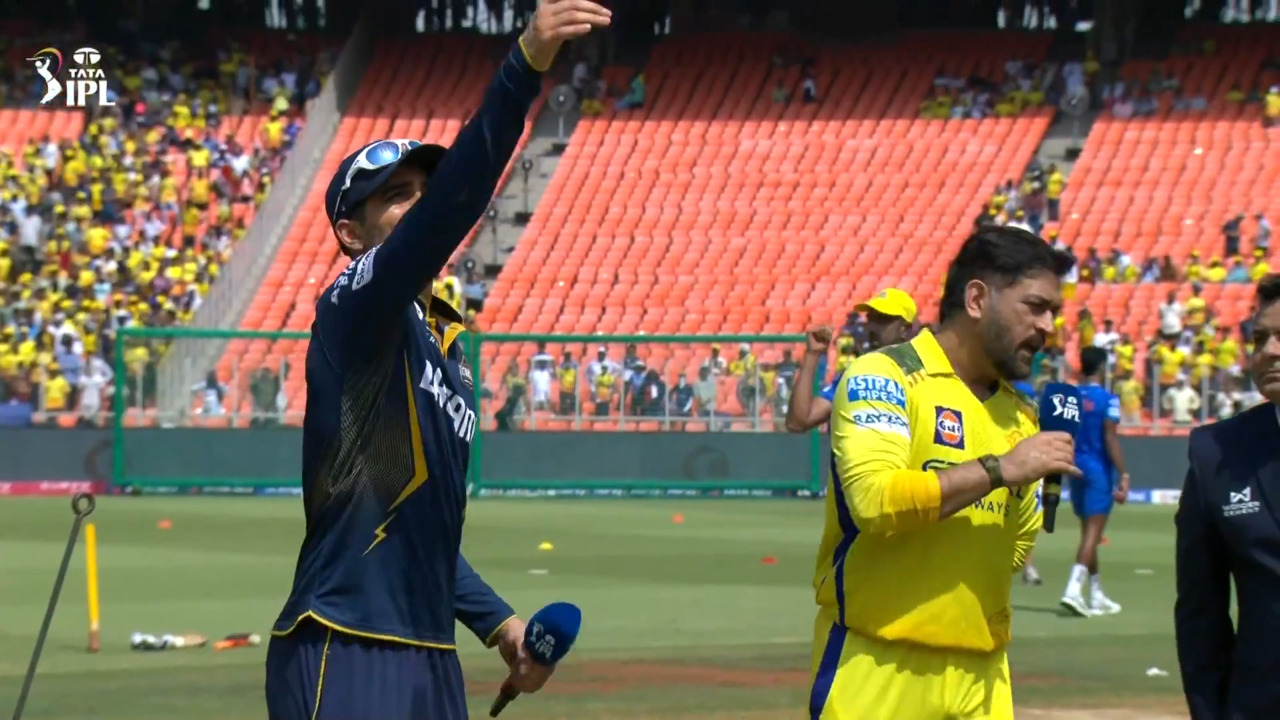 IPL 2025 M67: GT vs CSK - Toss background