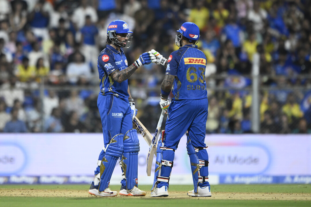 Surya Kumar Yadav and Tilak Varma fight lone battle for MI