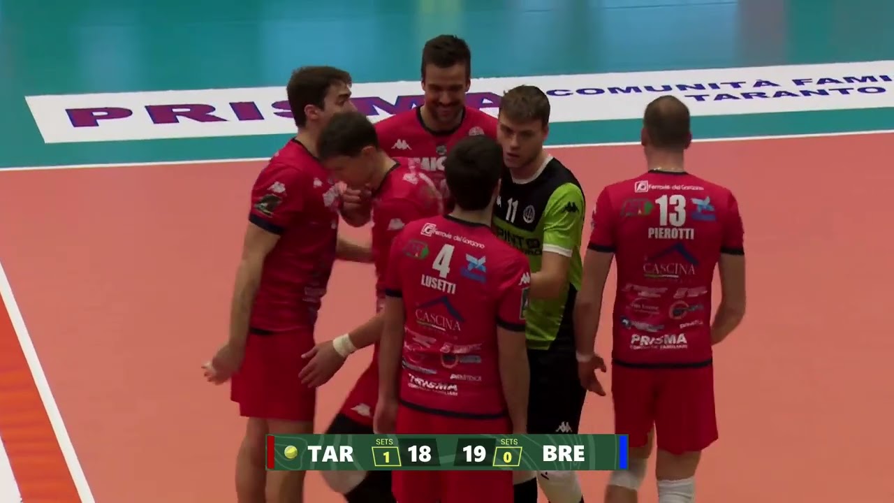 HL A2 Credem Banca | Prisma La Cascina Taranto – Gruppo Consoli Sferc Brescia 3–0 | 5ª ritorno