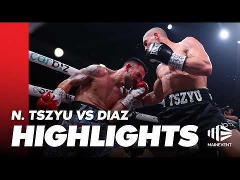 A BUTCHER’S BRUTAL MASTERCLASS 💥 Tszyu vs Diaz Fight Highlights 🥊 | Fox Sports Australia