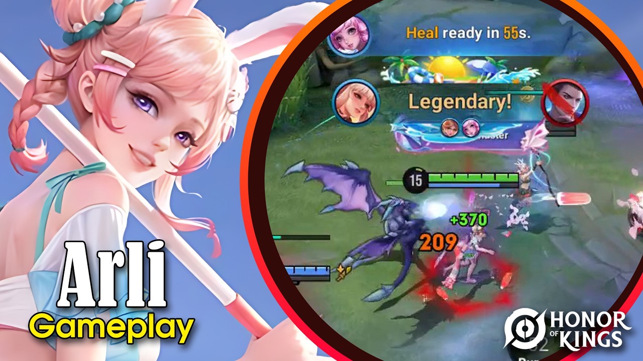 Honor of Kings Arli Gameplay - OP Farm Lane