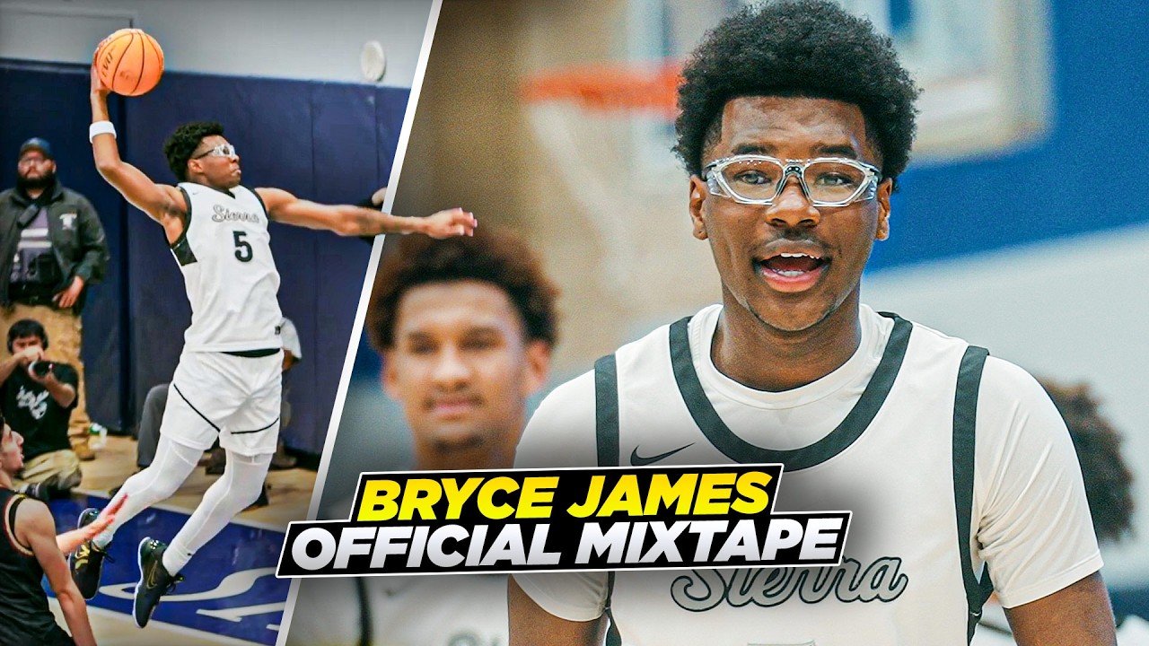 Bryce James OFFICIAL Senior Year Mixtape | Son of LeBron James Is ARIZONA Bound! background