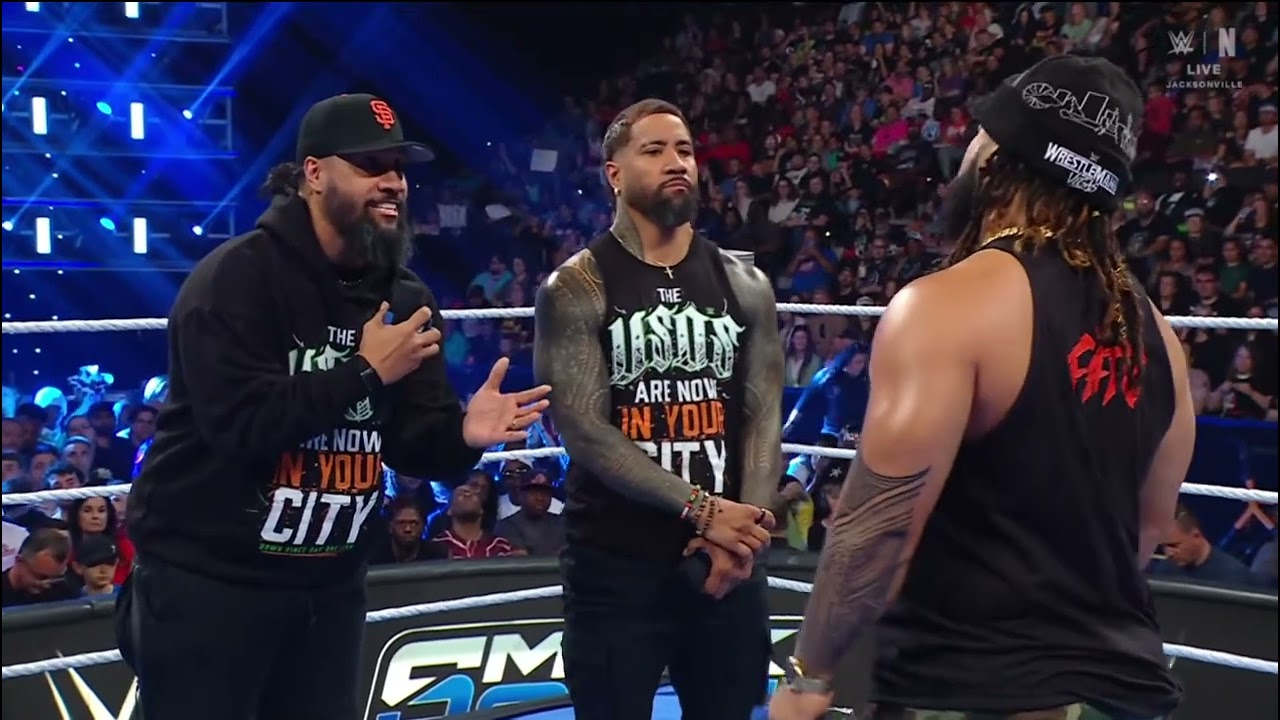 The Usos Confronts Jacob Fatu - WWE SmackDown 08/05/2026