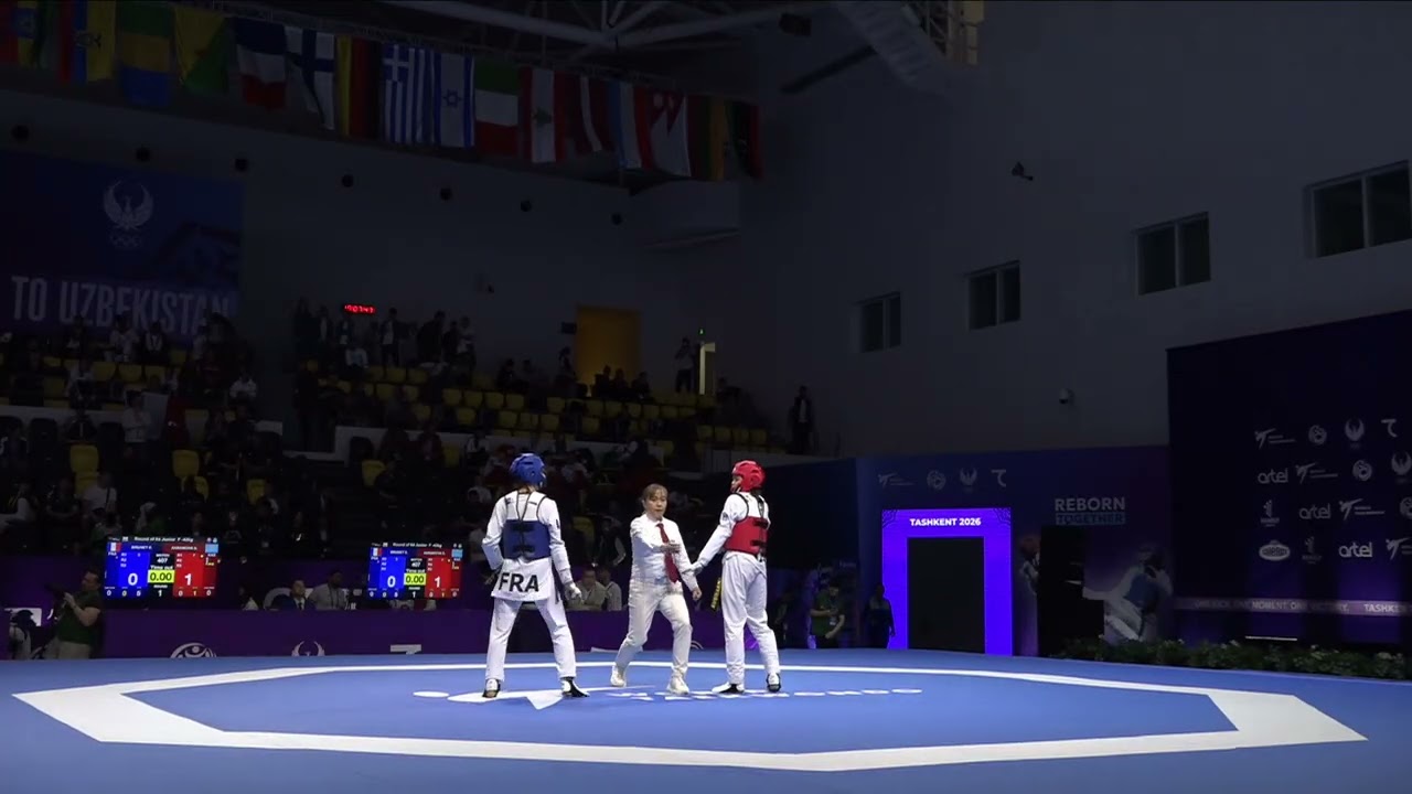 407 Round of 64 F 42kg FRA BRUNET E KAZ AKRAMOVA S PGM