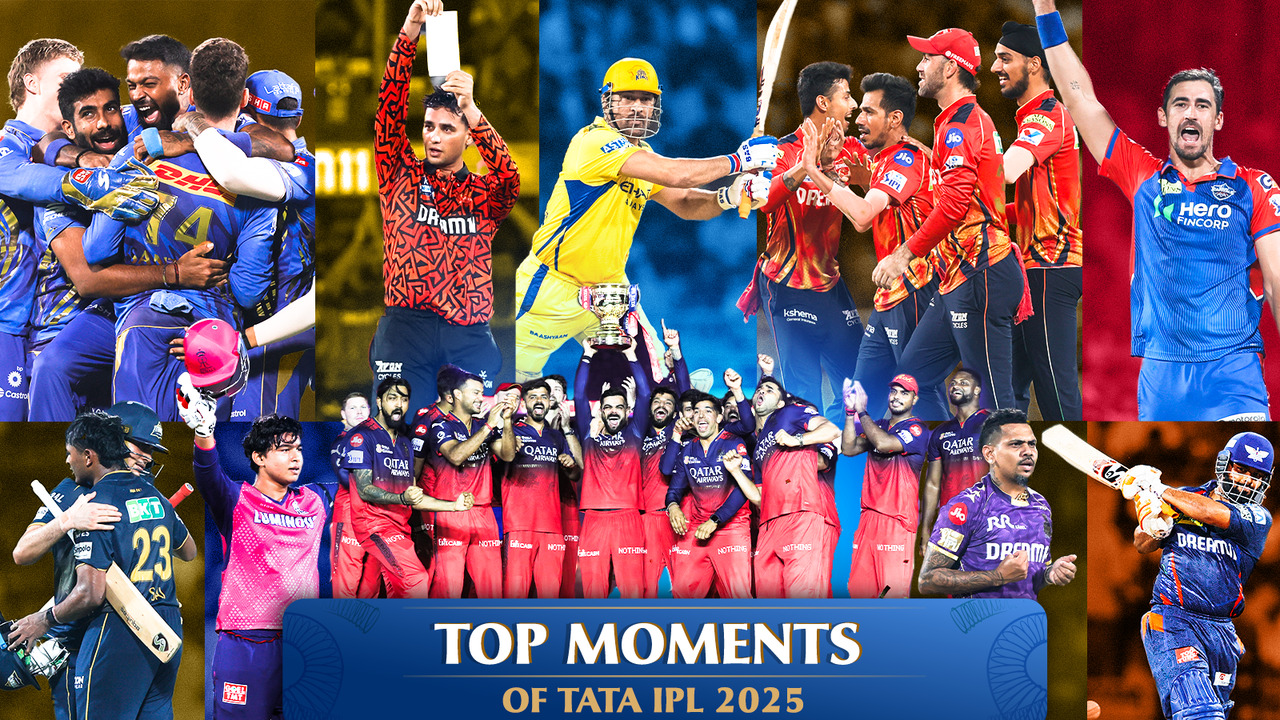Top Moments of TATA IPL 2025 background