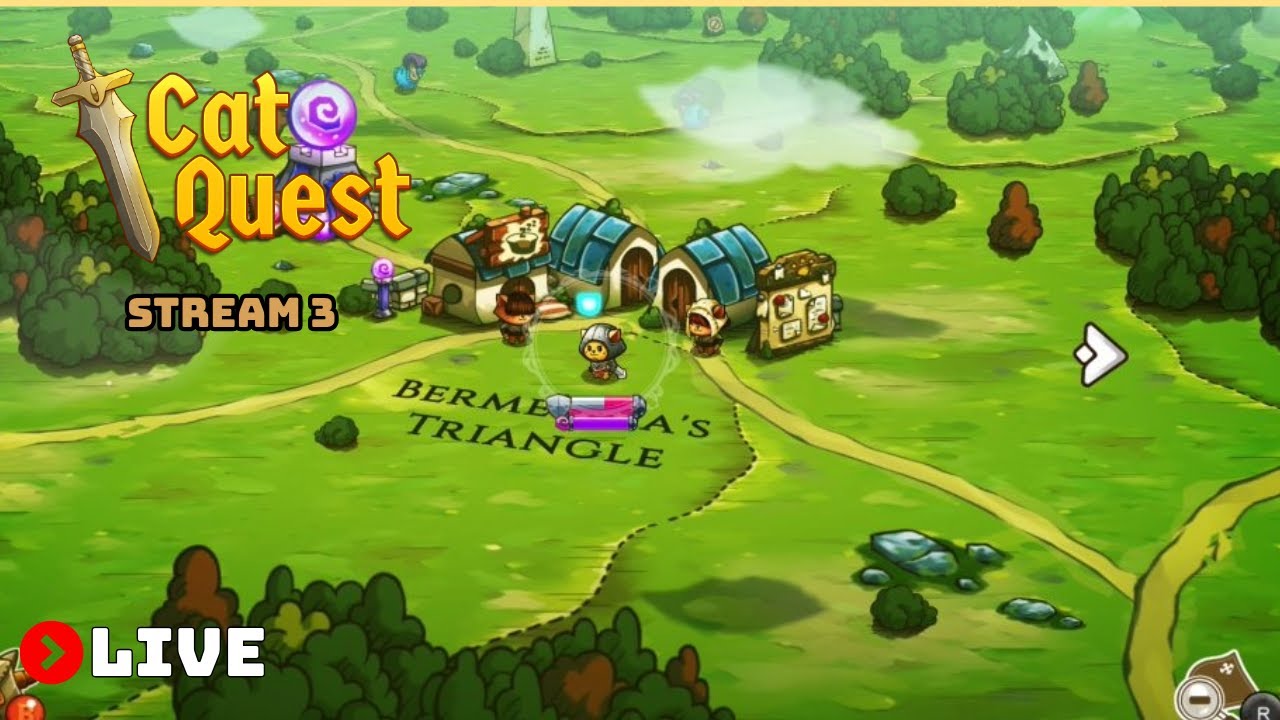 Cat Quest (LIVE Gameplay) - Stream 3