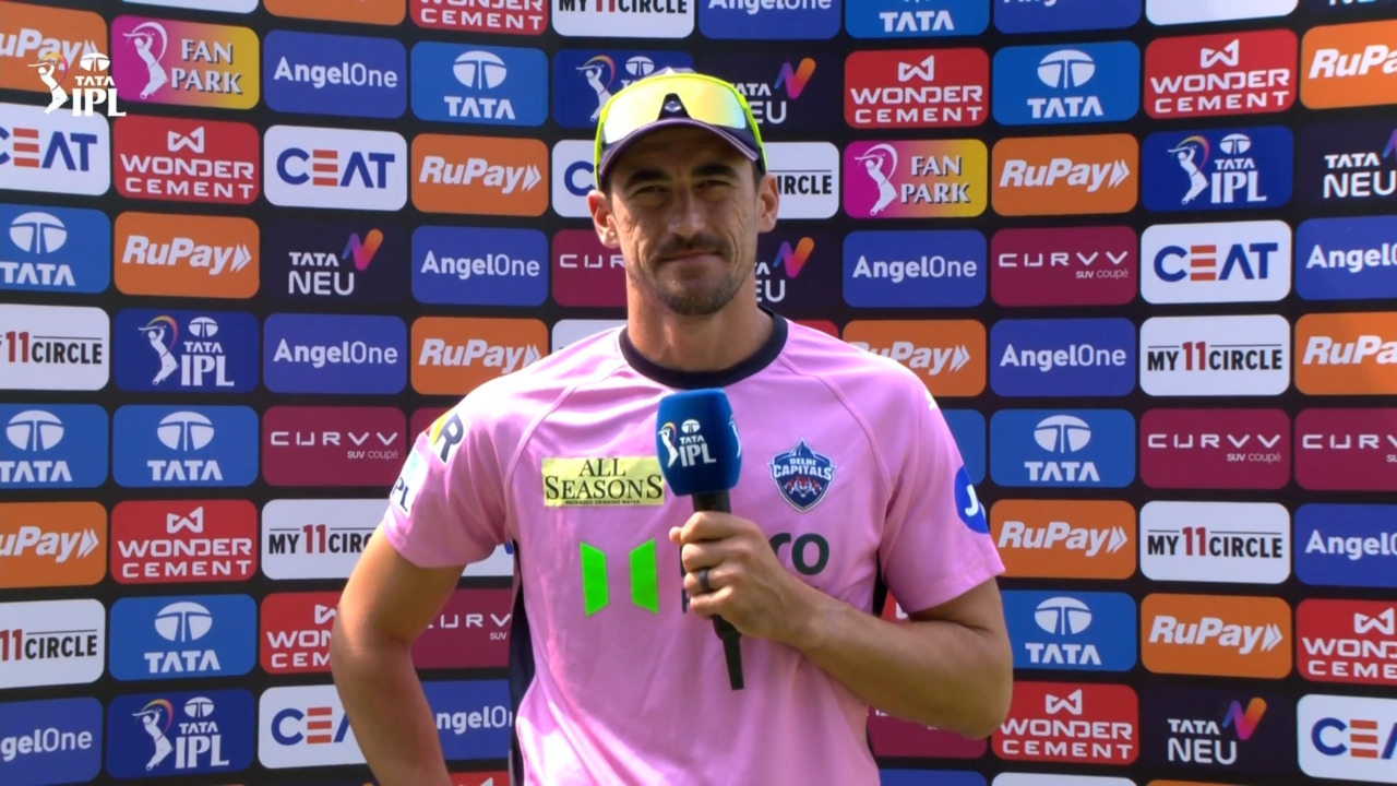 IPL 2025 M10: DC vs SRH - Mitchell Starc Interview