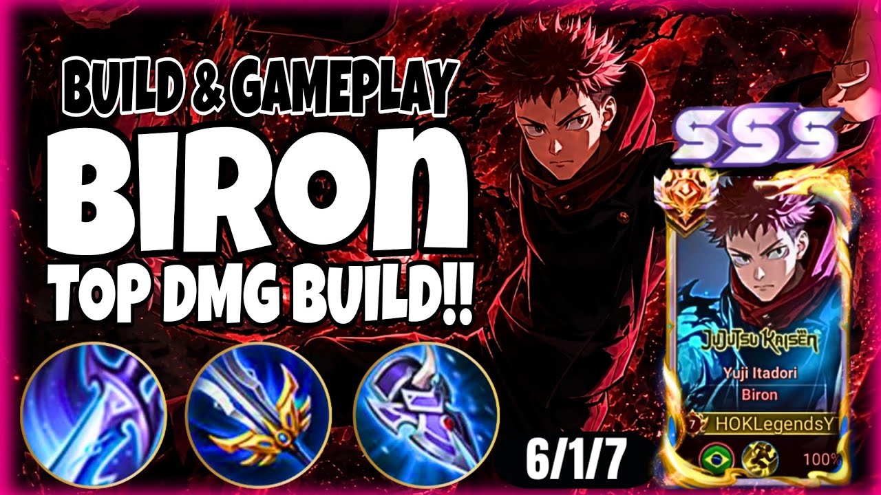 BIRON HONOR OF KINGS - SEASON 14 RANK LEGEND | CLASH LANE MECHANICS