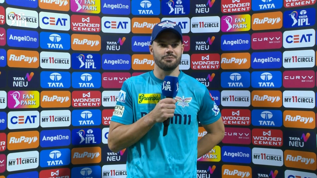 IPL 2025 M13: LSG vs PBKS - Aiden Markram Interview background