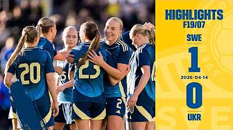 Highlights F19/07 | Sverige-Ukraina 1-0