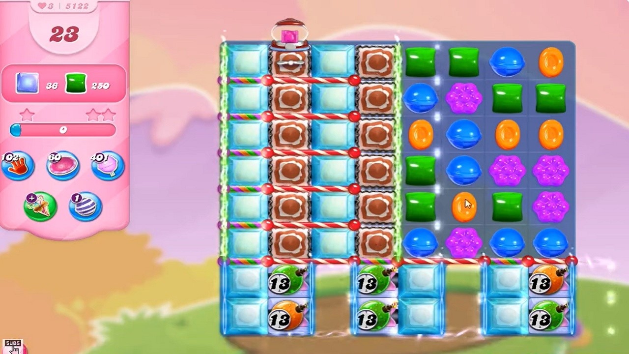 Candy Crush Level 5122 Easy Win