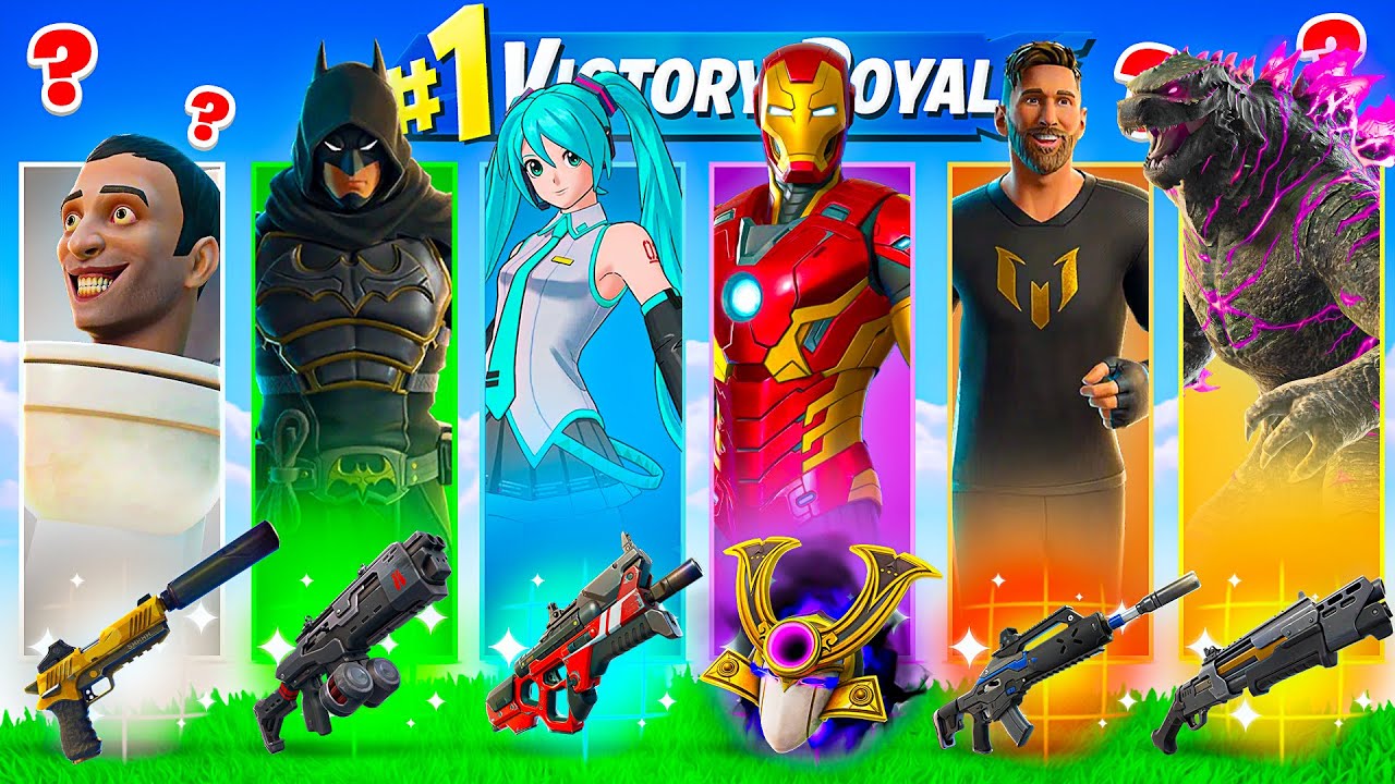 The *RANDOM* COLLAB BOSS Challenge in Fortnite! (Chapter 6) background