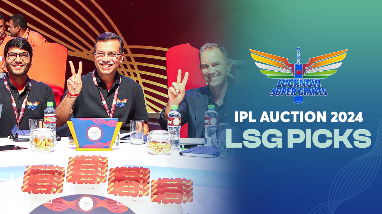 2024 IPL Player Auction - Lucknow Super Giants background