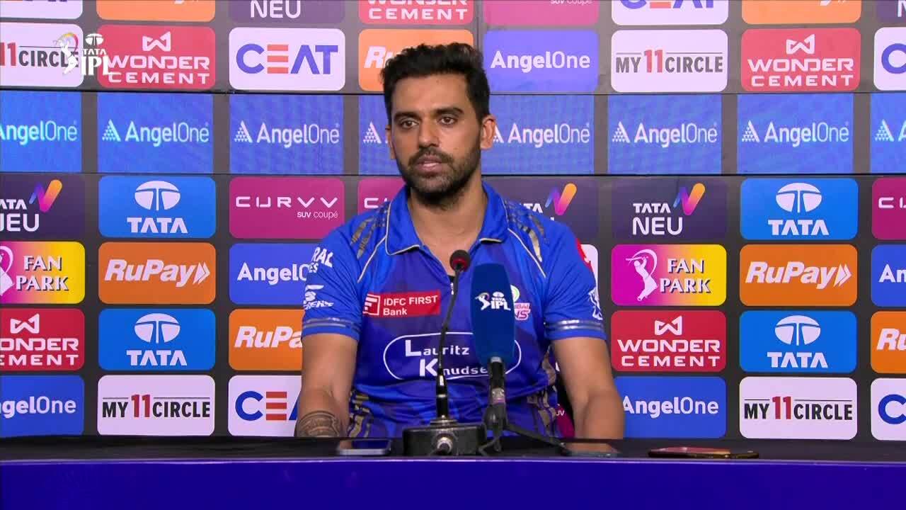 Collective effort and form key to MI's success: Deepak Chahar background