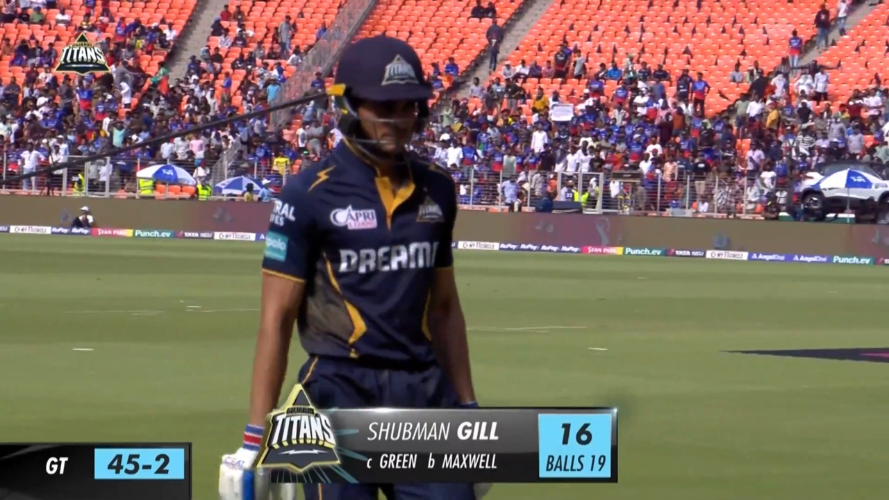 M45: GT vs RCB – Shubman Gill Wicket