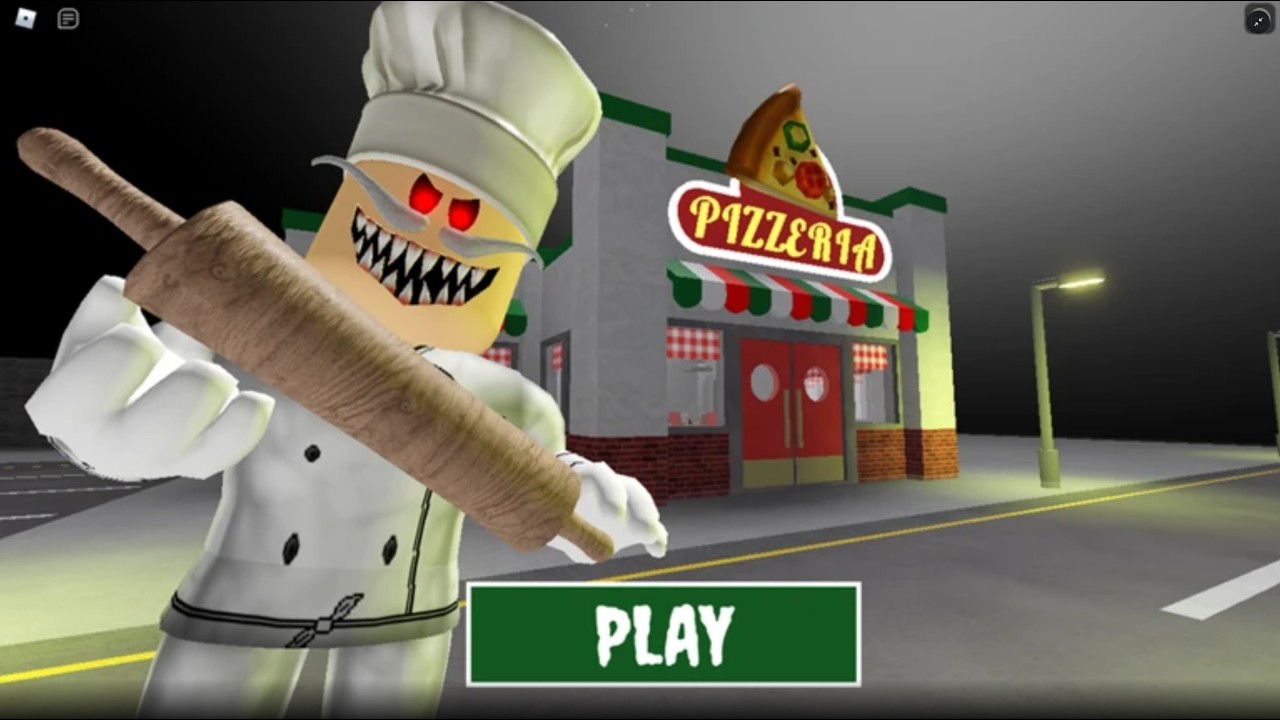 🍕ESCAPE PAPA PIZZA'S PIZZERIA! SCARY OBBY ROBLOX background