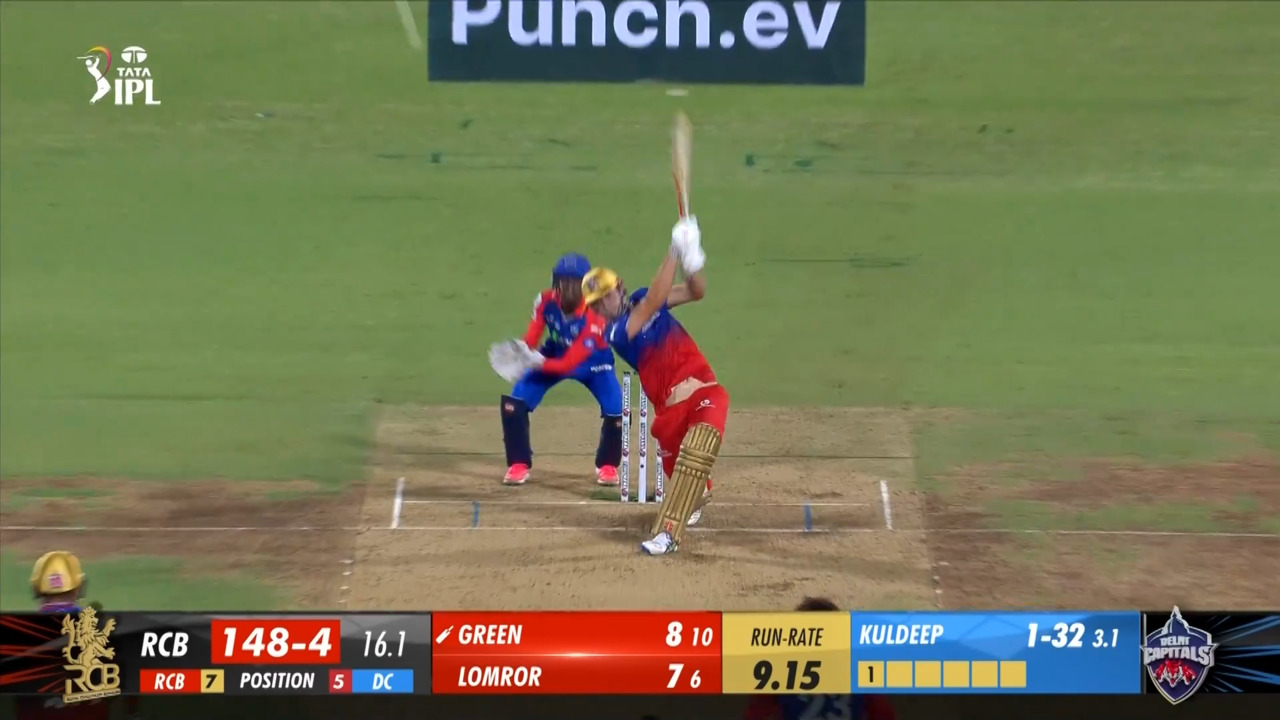 M62: RCB vs DC – Cameron Green Six