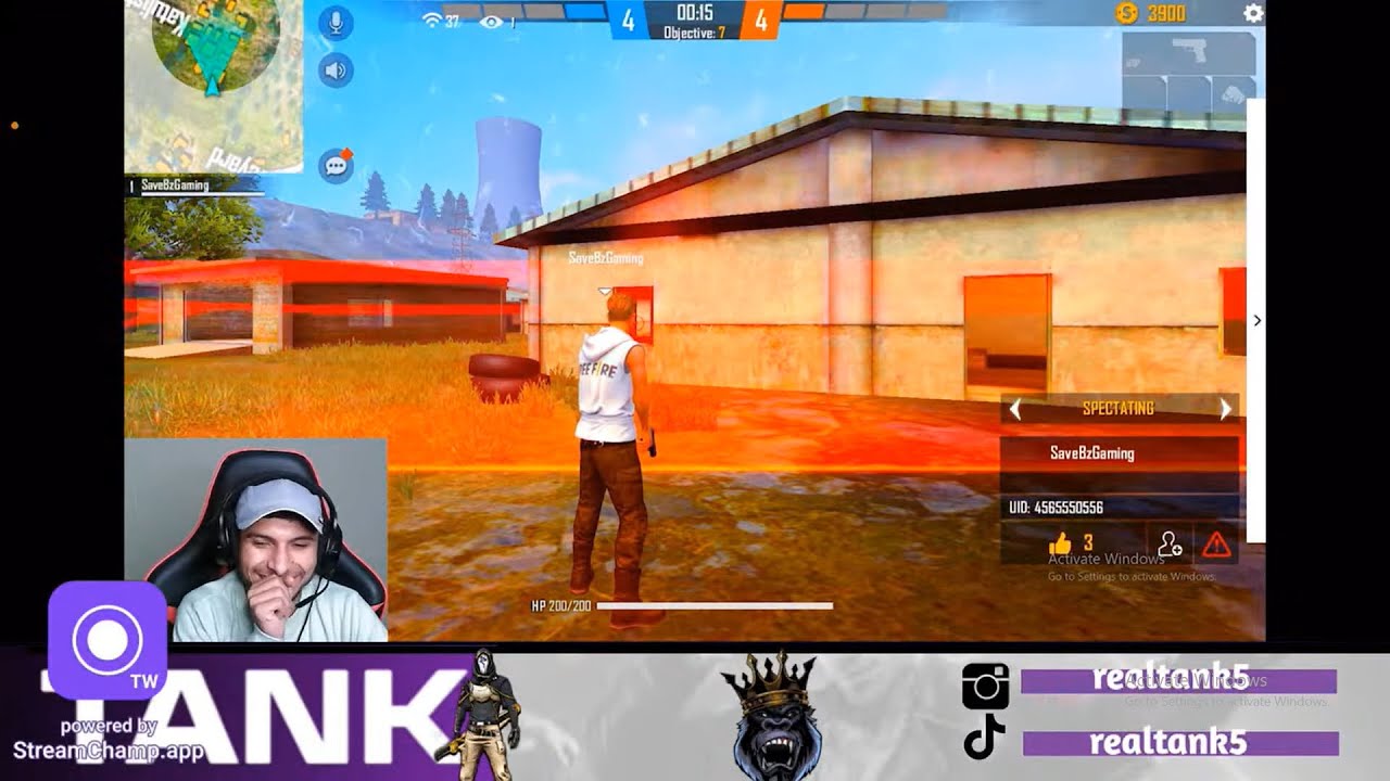 @TANK5 Reaction to 👉 || Funny Moments / w Free Fire Streamers 😂😂 Season 1 || Ep 1 🔥🔥 background