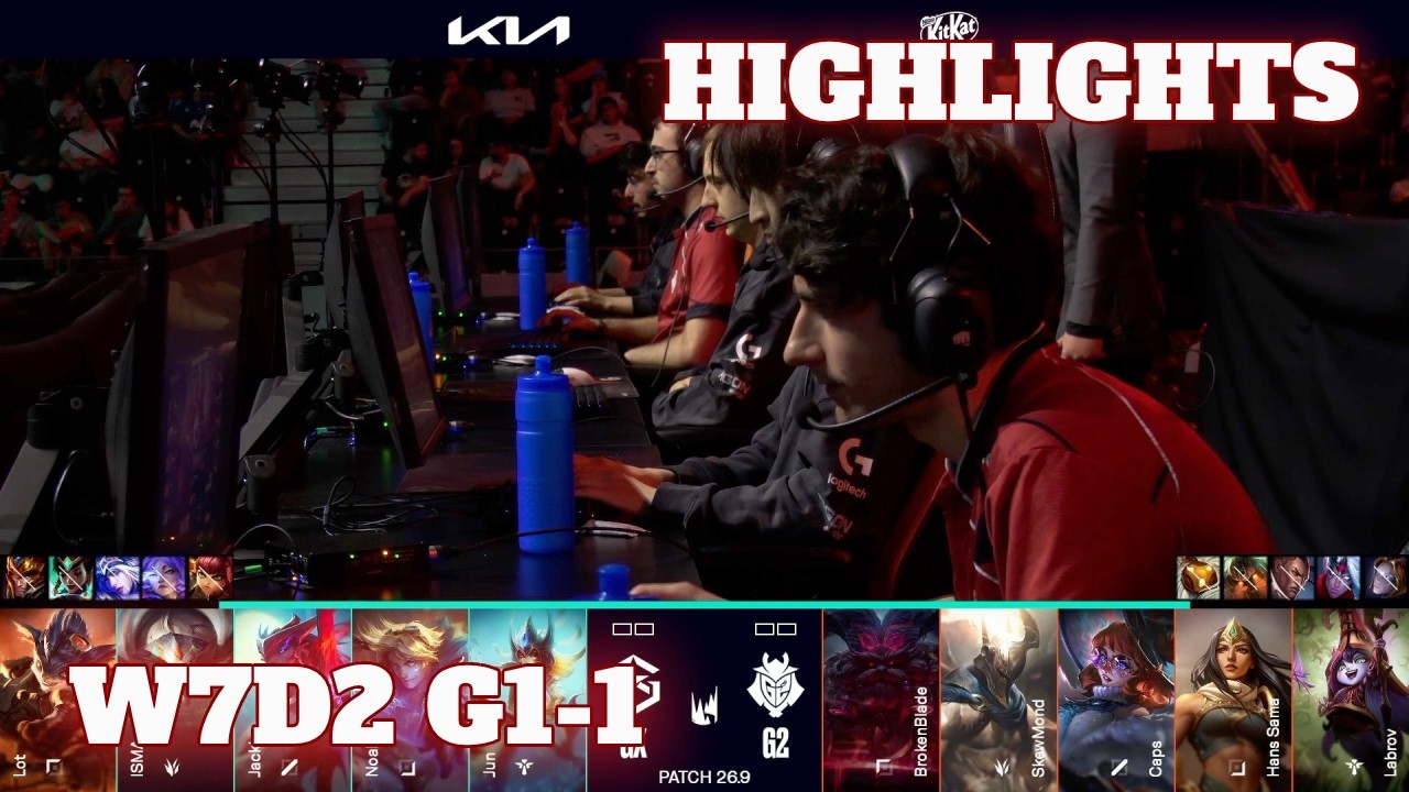 GX vs G2 - Game 1 Highlights | Week 7 Day 2 LEC Spring 2026 | GIANTX vs G2 Esports G1 W7D2