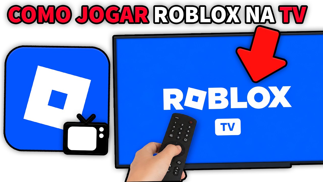 LANÇOU! COMO JOGAR ROBLOX NA TV!