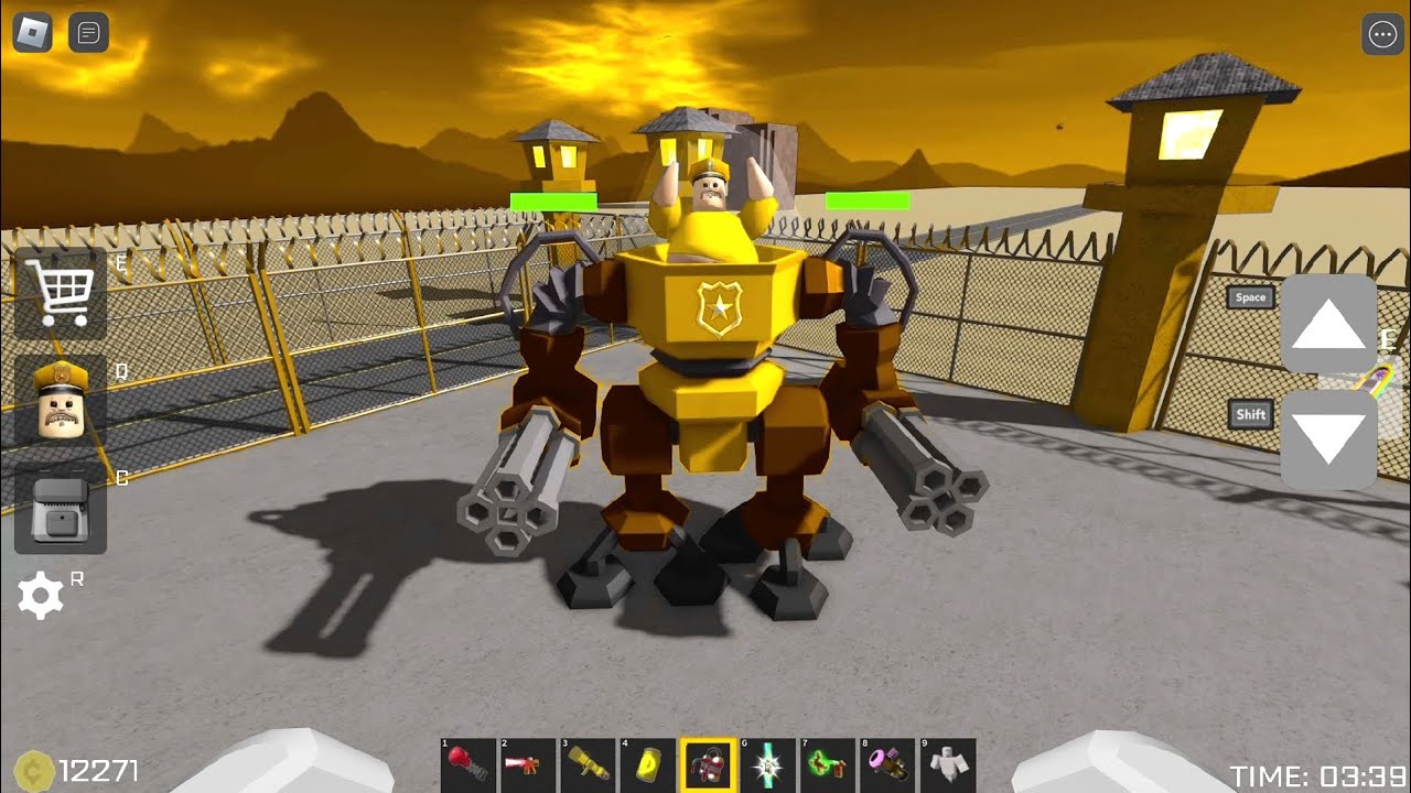 🚨PRISONER ESCAPE! HARD MODE🤯 - Mech Barry Obby Full Gameplay 4K #roblox