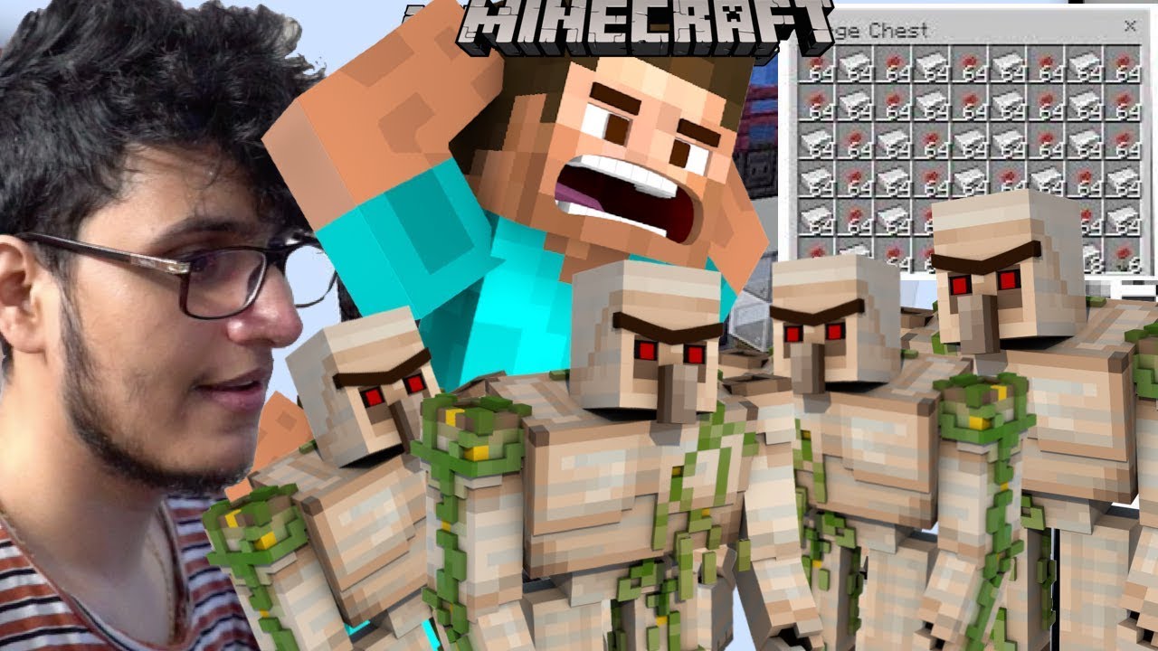 Infinite AFK IRON Farm (Minecraft #13)