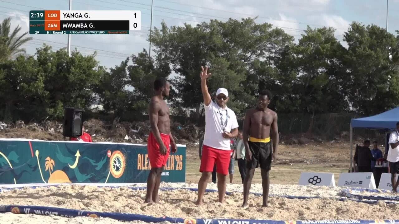 Gabriel Kabeya YANGA (COD) vs. Gilbert MWAMBA (ZAM) • B | Round 2 • Men's BW 70Kg