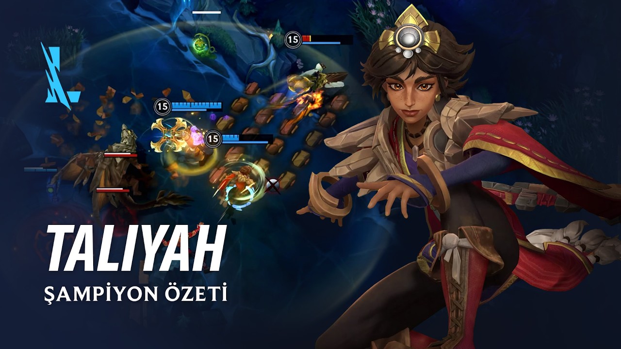 Taliyah Şampiyon Özeti | Oynanış - League of Legends: Wild Rift