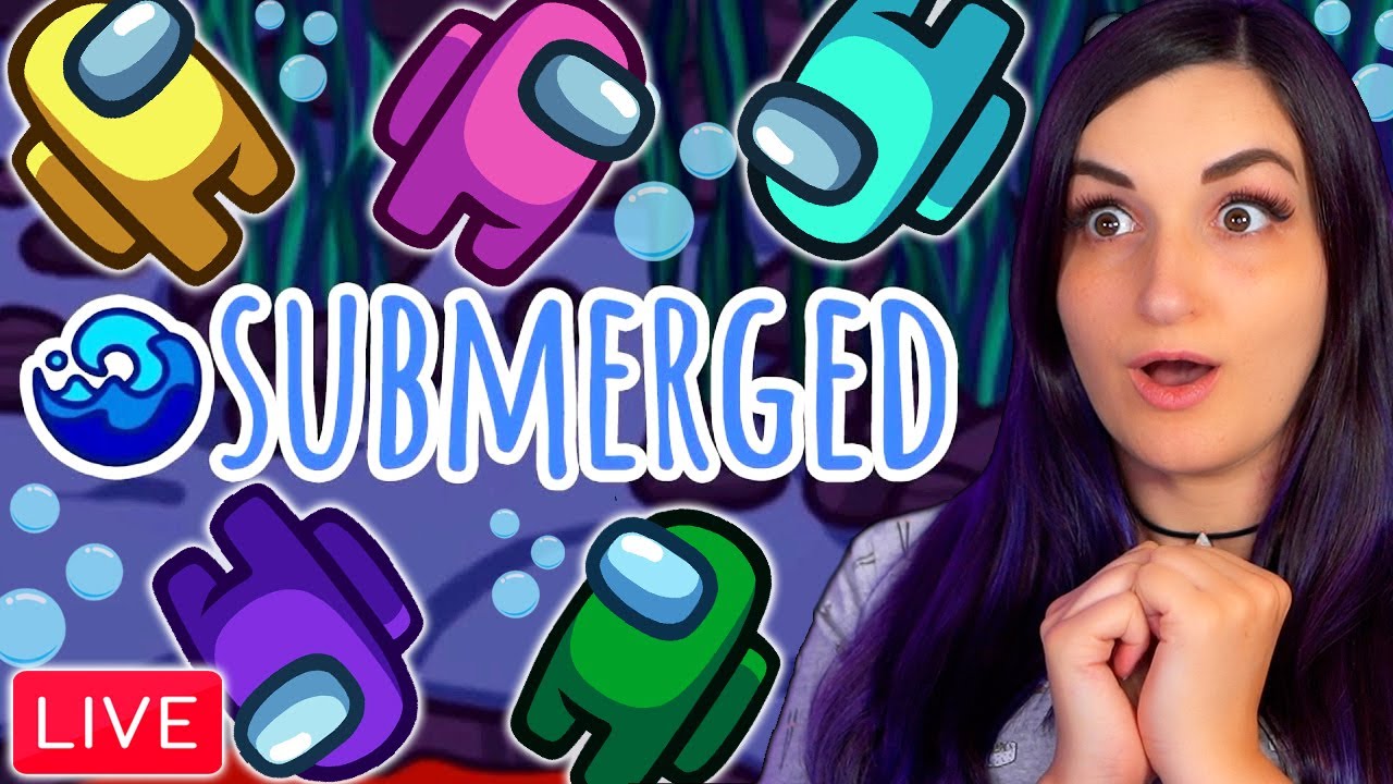 Among Us but it's The NEW Submerged Map background
