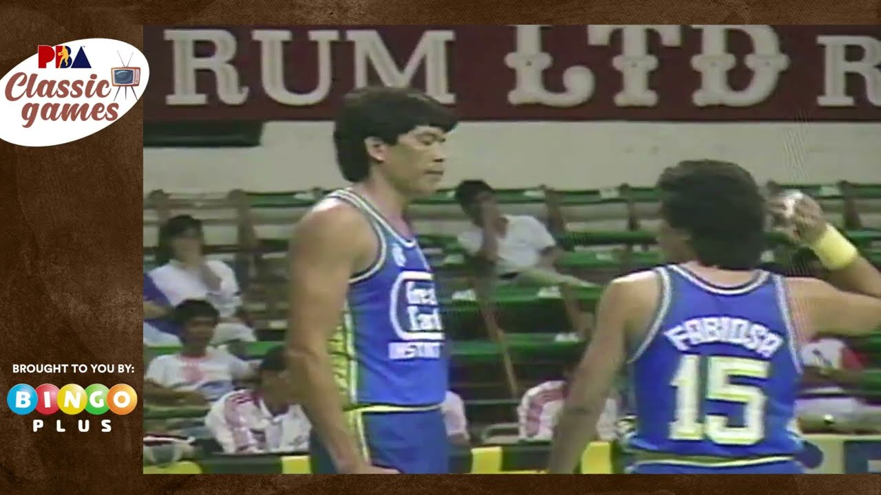#PBAClassicGames: 1987 Reinforced Conference SAN MIGUEL VS. GREAT TASTE Nov. 26, 1987 - 1st Quarter background