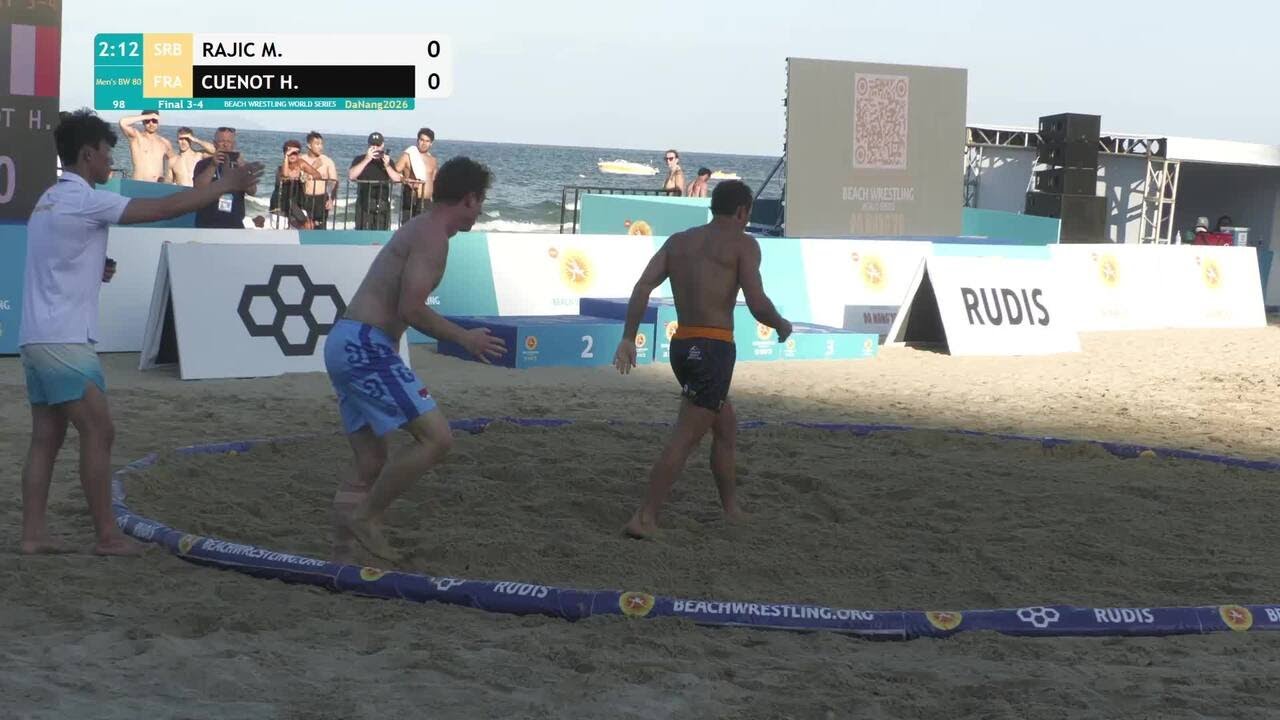 Miljan RAJIC (SRB) vs. Hugo Jose Fabien CUENOT (FRA) • Final 3-4 • Men's BW 80Kg