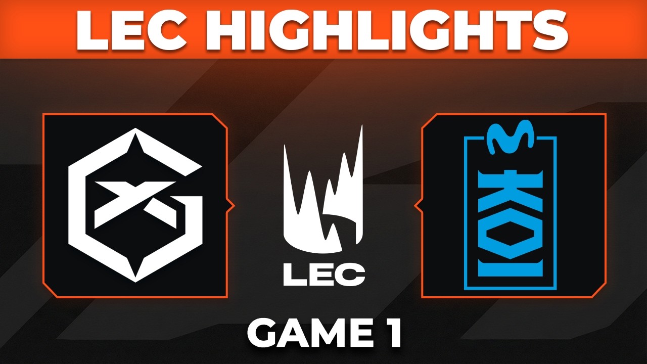 GX vs MKOI Game 1 Highlights | 2026 LEC Spring W7D2 | GIANTX vs Movistar KOI