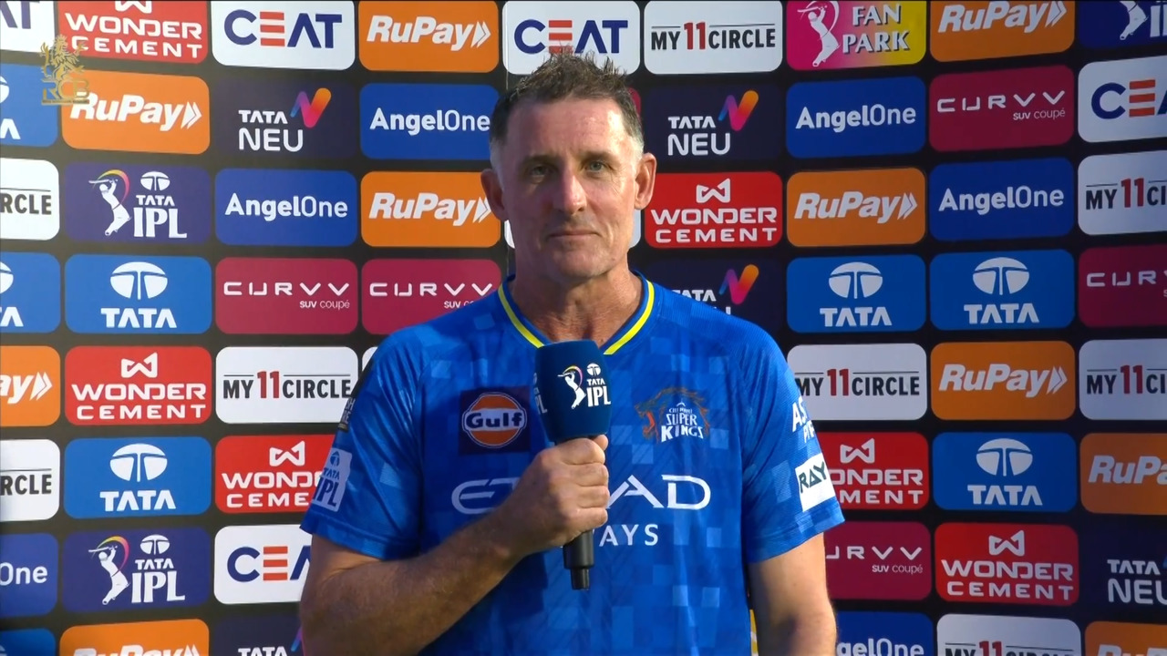 IPL 2025 M52: RCB vs CSK - Michael Hussey Interview