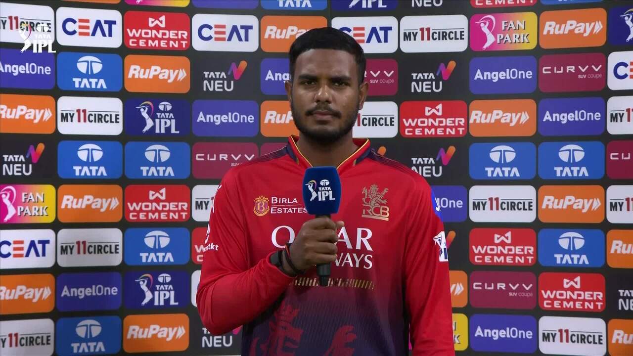 IPL 2025 M08: CSK vs RCB - Yash Dayal Interview background